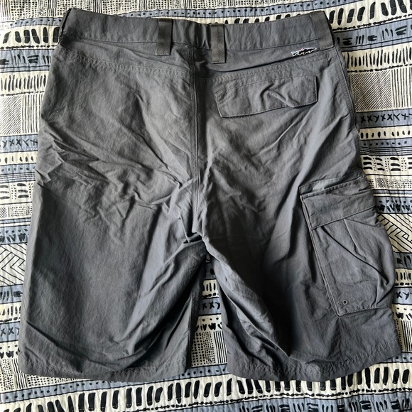 Patagonia Mens Swiftcurrent Grey Wet Wade Cargo Hiking Travel Shorts 10” Medium - Picture 7 of 13